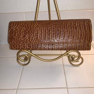 Bijoux Turner Vegan Crocodile Mini Clutch Bag